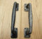 IRONMONGERY WORLD® CAST Iron Vintage Old Style Decorative Fancy Heavy GATE Door BARN Pull Handles (Silver)