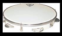 Tycoon Percussion TPD-12AW 12″ White ABS Pandeiro, Professional-Grade Brazilian Drum, Durable High-Strength ABS Shell, Superior Sound & Performance, Perfect for Samba, Choro, and More