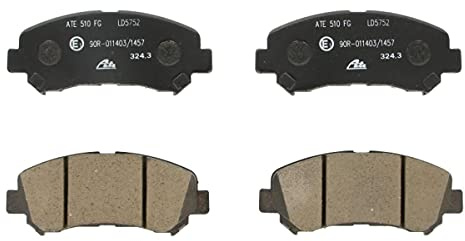 ATE CERAMIC Bremsbelagsatz vorne 13.0470-5752.2 | Kompatibel mit: NISSAN QASHQAI / QASHQAI +2 I, QASHQAI II SUV, X-TRAIL II
