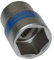 Aerzetix - Llave de vaso - Hexagonal 22 mm- 1/2” -CrV - C2163