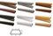 netproshop 1m Kabelkanal 15x10mm (Innenmaß) selbstklebend (Verbinder verfügbar), Farbe:Schwarz