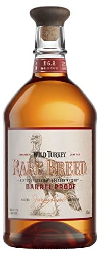Wild Turkey Rare Breed Kentucky Bourbon Whiskey 70 cl, 58.4 Pour cent ABV - Barrel Proof Bourbon - complete with Gift Box