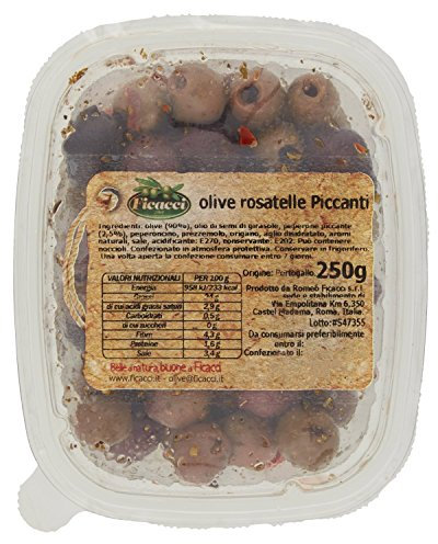 Ficacci Olive Rosatelle Piccanti, 250g