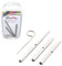 KnitPro Symfonie Holz austauschbare Strickseile, Metall, Silber, Seilverbinder