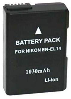 Maxsimafoto® - ENEL14, EN-EL14 Fully Compatible Battery for Nikon