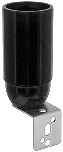 Lampen Iso-Fassung E14, schwarz