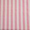 HOMESCAPES Rosa-Weiß gestreifter Baumwollstoff Meterware 150 cm breit, Streifen-Stoff zum Nähen, Dekostoff gestreift, Oeko-Tex Stoff 100% Baumwolle, Polsterstoff rosa weiß
