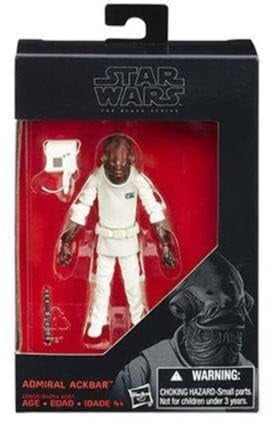 Star Wars Hasbro – C0658 The Black Series – Admiral Ackbar – 10cm Action Figur, Sehr detailliert und mit beweglichen Gelenken