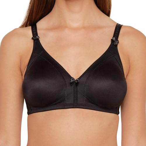 SUSA BH ohne Bügel Topsy I Blickdichter BH mit vorgeformten Cups I Gemoldeter BH mit Schleife I Idealer Atmungsaktivität & hoher Stabilität