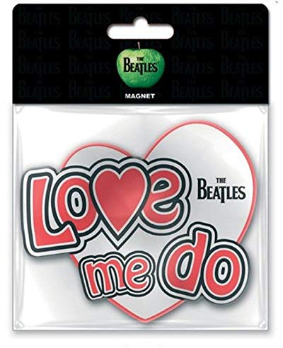 The Beatles Love Me Do Car Rubber Magnet One Size