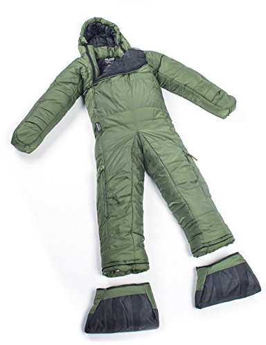SelkBag Original 5 g Schlafsack/Anzug Medium Dunkelgrün (Evergreen)