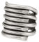 Uno de 50 Unisex-Ring Metalmix mit Sibler ANI0302MTL0000L