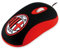 Techmade Mini-Mouse Ottico USB, AC Milan 1899, Rosso/Nero