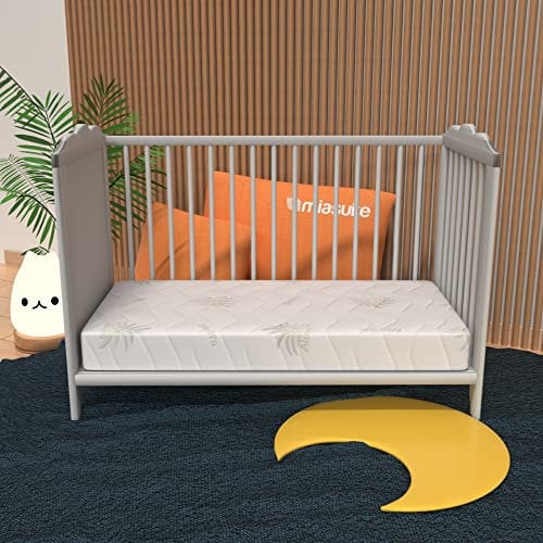 miasuite i sogni italiani LUPIN BABY H14 60X135 Schaumstoffmatratze, Aloe Vera, Bianco, 60x140