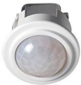 Robus Recessed Presence Detector 360 Degrees PIR (White)