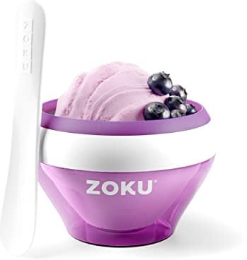 Zoku ZK120-PU Ice Cream Maker-Purple, Plastic,