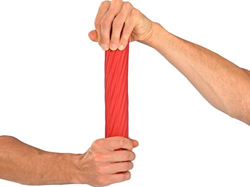 Thera Band flexibler Übungsstab Handtrainer Armtrainer Kraft leicht ROT