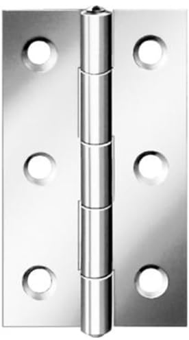 Scharnier schmal Edelstahl matt 50 x 31 x 1.1mm