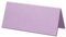 ARTOZ 50x Tischkarten - Flieder (Violett) - 45 x 100 mm blanko Platz-Kärtchen - Faltkarten für festliche Tafel - Tischdekoration - 220 g/m² gerippt