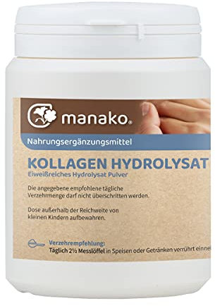 manako Kollagen Hydrolysat (Collagen) Pulver, 250 g Dose