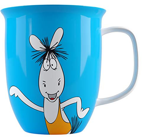 Äffle & Pferdle - Porzellan Kaffeebecher'Haferblues'