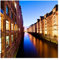 Bilderwelten Hamburg Fototapete 3D inkl. Kleister 192x192cm - Vliestapete Made in Germany - Fototapete Städte Wohnzimmer - Fototapete Skyline Stadt - Tapete Skyline Schlafzimmer Flur T_1703