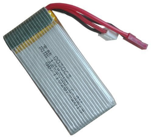 YUNIQUE GREEN-CLEAN-POWER - Batería Lipo Recargable 7.4V 1200mAh para MJX X101 | Larga Duración y Estable | Fácil de Instalar, 69x30x16.5mm-64.5gr, Plata