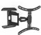 Hama | Soporte para TV de hasta 65 (Soporte de Pared TV estándar VESA 400 x 400, Pantallas de 32 a 65, Organizador de Cable, Carga Máx. 35 Kg, 3 Articulaciones, Inclinación 2/12º, Giro 180º