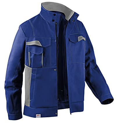 KÜBLER Workwear Unisex Jacke Jacke Image Dress New Design Größe 52 in kornblumenblau/mittelgrau