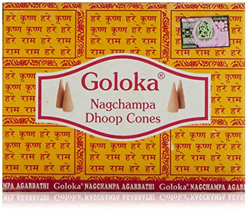 GOLOKA Nag Champa - Conos de Incienso