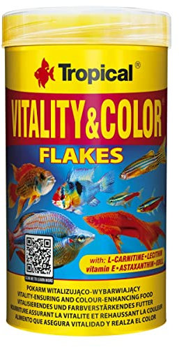Tropical Vitality & Color Fiocco di Mangime Comida para Mascotas, Natural, 100 ml, 20