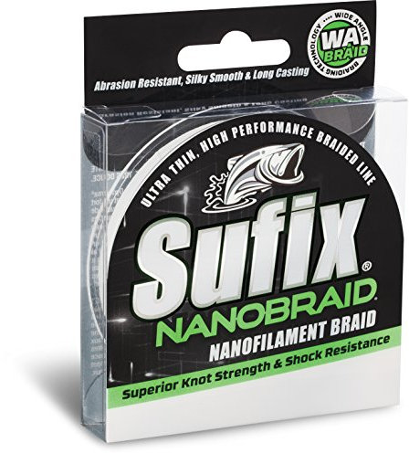 Sufix 6 Lb NanoBraid Aqua Camo 2,7 kg Unisex, Multicolore