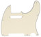Musiclily 8 Löcher Tele Pickguard Gitarre Schlagbrett für Fender American/Mexican Standard Telecaster Modern Style E-Gitarre,3 lagig Crème