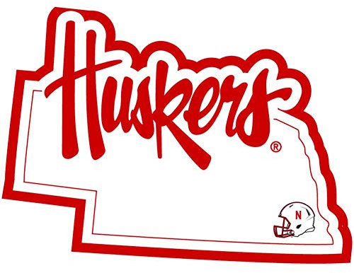 NCAA Siskiyou Sport Fan Shop Nebraska Cornhuskers Home State Aufkleber Einheitsgröße Team Farbe