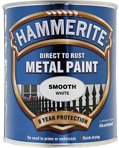 Hammerite Direct to Rust Smooth Finish 750ml White