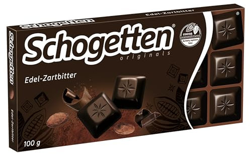 Schogetten Zartbitterschokolade (50% Kakao), 100 g