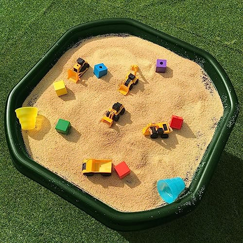 Children Kids Mixing Tuff Tray Plastic for Playing Toy Sand Pool Pit Water Game Garden Beach MADE IN UK (Black)