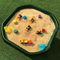 Children Kids Mixing Tuff Tray Plastic for Playing Toy Sand Pool Pit Water Game Garden Beach MADE IN UK (Black)