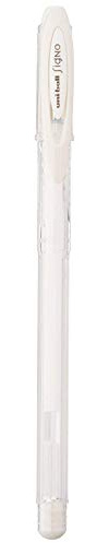 Uni-Ball Signo Angelical UM-120AC Gel Bolígrafo 0.7 mm, Blanco Tinta , 5 Bolígrafos por Pack (Japón Importación) [Komainu-Dou Original Paquete] por Uni-Ball