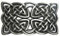 Schnalle123 Gürtelschnalle Celtic Keltischer Knoten 3D Optik für Wechselgürtel Gürtel Schnalle Buckle Modell 103
