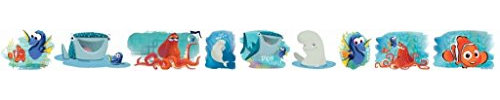 Disney Nemo & Dory - Wanddekoration Kinderzimmer - Klebeband -10,6x500 cm