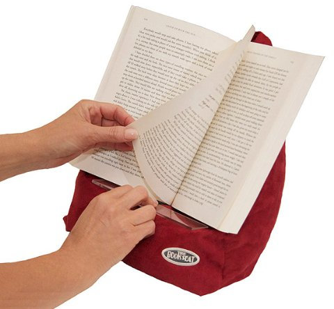 The Book Seat - Book Holder  Colour: Shiraz Red