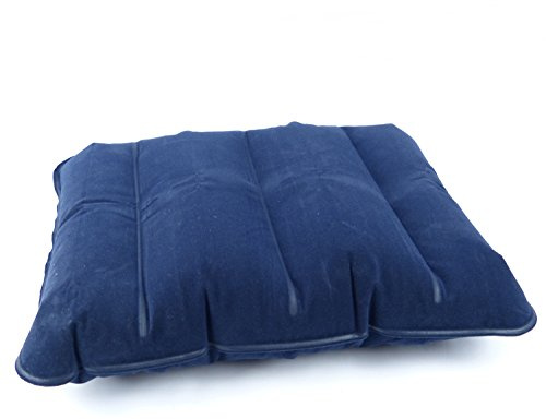 Hyfive Camping Pillows Travel Pillows - Inflatable for Sleeping-Compressible Compact- Portable Ergonomic Pillow for Neck & Lumbar Support Portable Inflatable Soft Blue Air Cushion Pillow