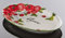 Bassano Ausgefallene italienische Keramik, ovale Tomaten Caprese Servierplatte 30x19