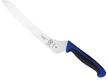 Mercer Culinary Millennia Color Handle 9 Offset Bread Knife (Wavy Edge) Blue