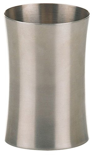 Kela 18292 Becher Elegance aus Edelstahl in Silber, Edelstahl, 6,5 x 6,5 x 10 cm