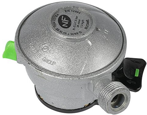 Regulador de butano para válvula de 27 mm