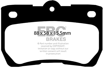 EBC Brakes DP31586C Red stuff Brake Pads