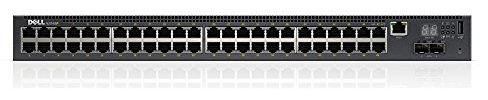 Dell Networking N2048P - Switch - L2+ - Gestito - 48 x 10/100/1000 + 2 x 10 Gigabit SFP+ - flusso d'aria fronte-retro - montabile in rack - PoE+