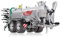 Wiking 077338 Druckguss 1 : 32Fliegl VFW 18000 Profiline Schlamm- / Schneepflug.